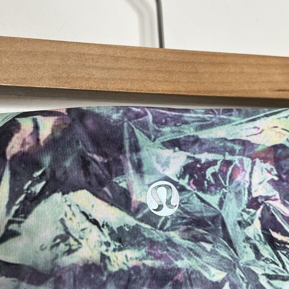Lululemon Run Inspire Crop Iridescent Multi Womens Size 2 Capri Cropped Abstract - Picture 10 of 11